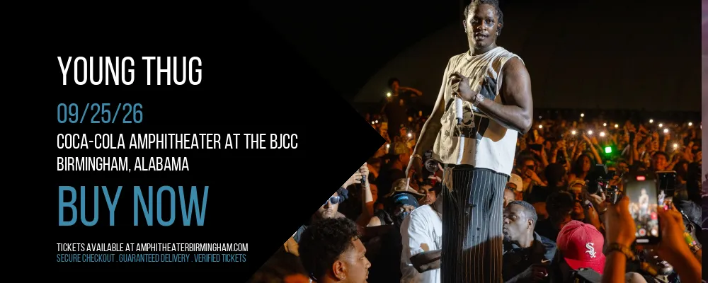 Young Thug at Coca-Cola Amphitheater at the BJCC